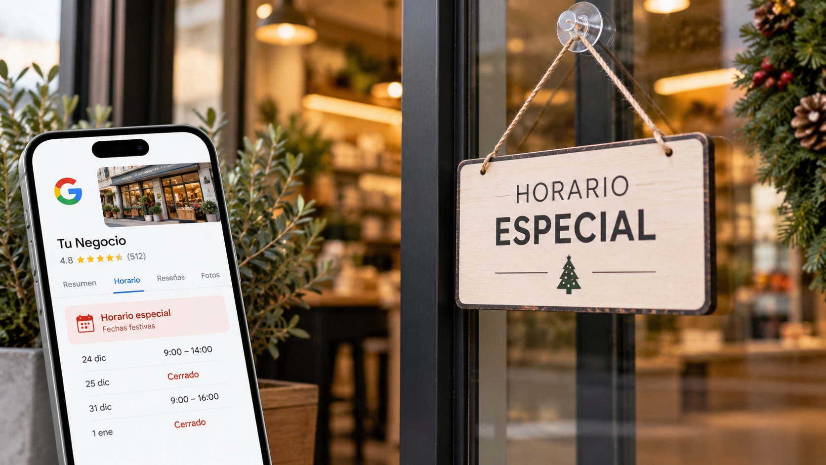 Horario Especial en Google Business Profile
